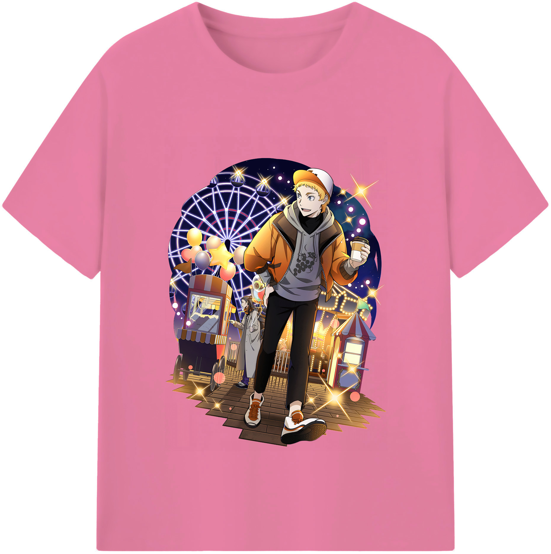 （画像用） 文豪ストレイドッグス Bungo Stray Dogs 綿100％半袖Tシャツ（フロントプリント）